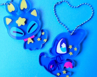 Starry Neopet Semi-transparent Keychains