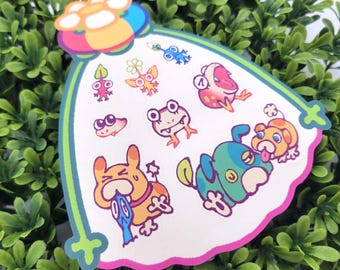 Pikmin Sticker Sheet