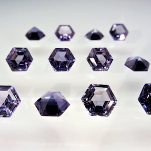 Alexandrite Hexagon Cut Size Choice Loose Stones Corundum Color Change Gemstones
