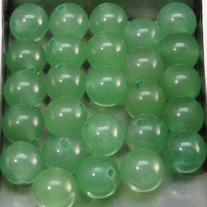 Natural Green Aventurine Gemstone Round Sphere Loose Beads Size Choice Lot 4mm 6mm 8mm 10mm