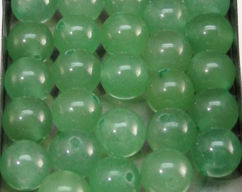 Naturel Vert Aventurine Pierre Précieuse Sphère Ronde Perles En Vrac Taille Choix Lot 4mm 6mm 8mm 10mm