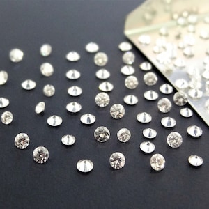 Natural Diamond G / H White Color VS / SI Clarity Round Brilliant Cut Size Choice 100% Real Loose Gemstones