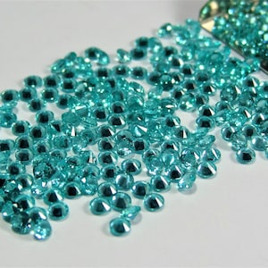 Paraiba Yag Runde Brilliantschliff GRÖßENWAHL Lose Steine Yttrium Aluminium Granat Edelsteine