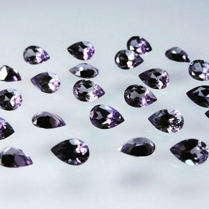 Alexandrite Pear Shape SIZE CHOICE Loose Stones Color Change Gemstones