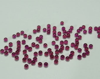 Ruby Ball Size Choice Sphere Shape Lab Created Corundum Gems  / Bearing / Lens / Dab / Banger / Vapor / Polished