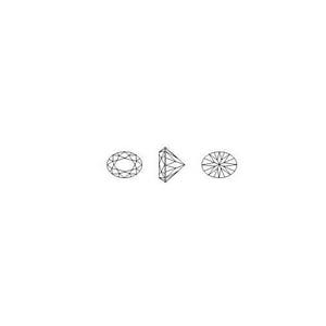 May include: A line drawing of three different diamond shapes: a round brilliant, an oval, and a princess cut.