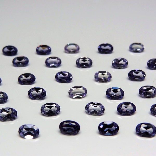 Alexandrite Oval Shape SIZE CHOICE Loose Stones Color Change Corundum Gemstones