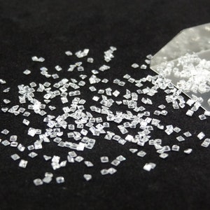 White CZ 1.5x1.5mm Square Cut Shape Stones Cubic Zirconia Loose Gemstones LOT