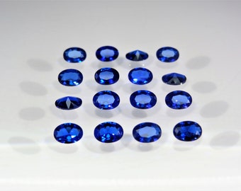 Forme ovale en spinelle bleu au choix, pierres en vrac, spinelle, pierres précieuses