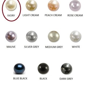 Ivory White Loose Natural Freshwater Pearls SIZE CHOICE Round - Etsy