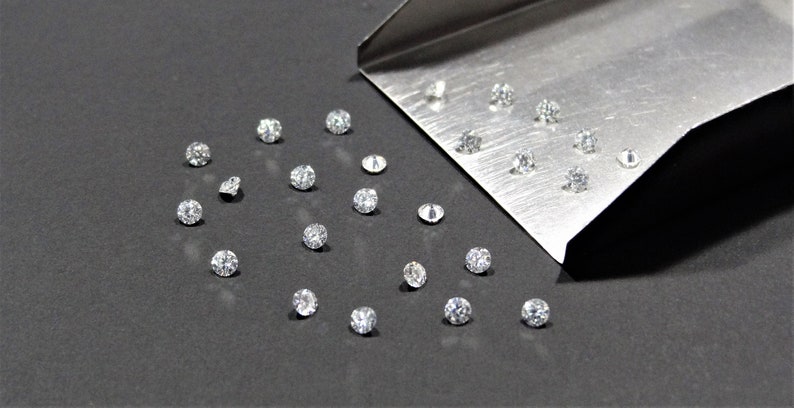 Quality Gemstones Moissanite Clear White D Color Round Brilliant Cut SIZE CHOICE Loose Stones VVS