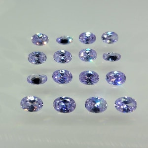 Lavender Oval Cut SIZE CHOICE Loose Stones Cubic Zirconia Gemstones