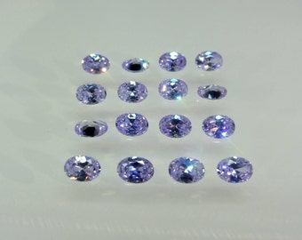 Lavande Ovale Coupe TAILLE CHOIX Pierres en vrac Cubic Zirconia Gemstones