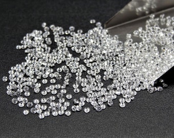 Cubic Zirconia Stones.Fully Faceted w/Perfect Girdles Sizes 1.00mm 4.00mm round 