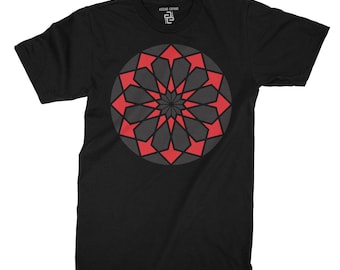 Camiseta Blossom ~ roupa com geometria sagrada ~ festival ~ flor ~ fabricada nos EUA
