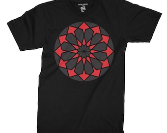 Blossom- T-shirt ~ sacred geometry clothing ~ festival ~ flower ~ usa made