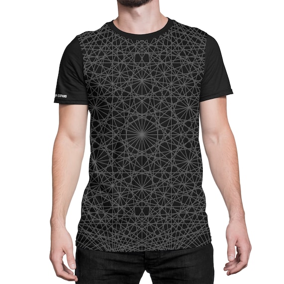 Shadow Dance -  All Over Print Tee -  Trippy - lsd - Pattern - Festival Clothing