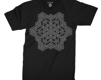 Innerself T-shirt ~ sacred geometry clothing ~ alchemy ~ love ~ usa made ~ shirt