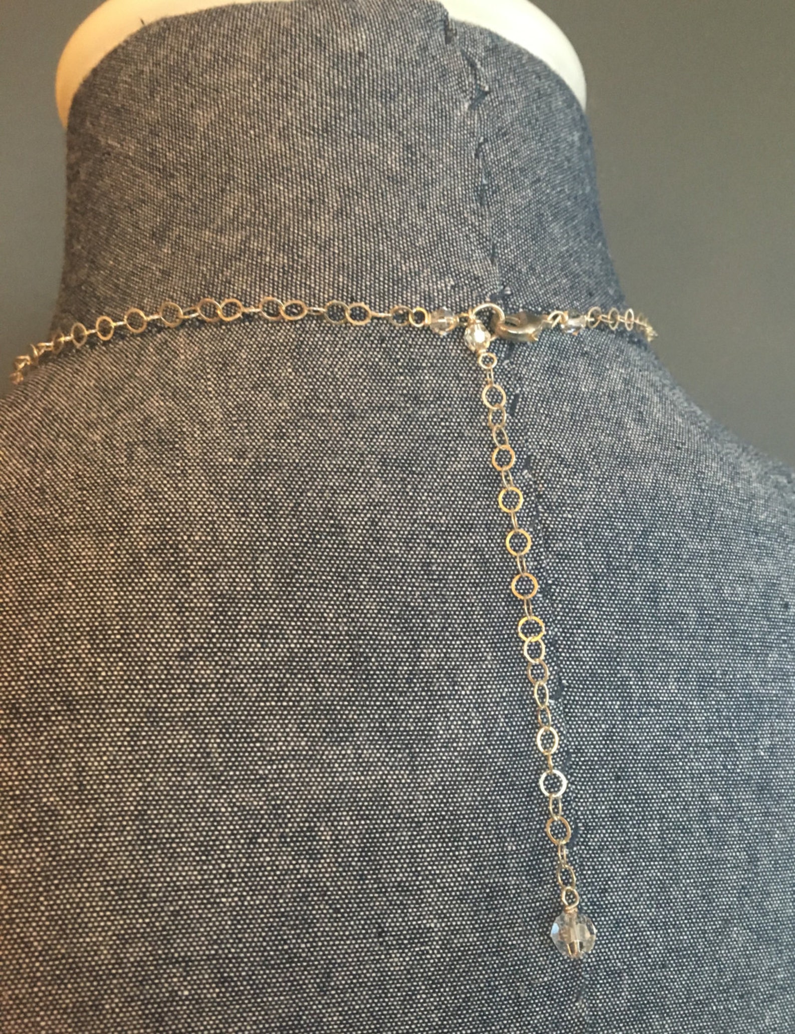 Light Gray & Silver Druzy Choker Necklace | Etsy