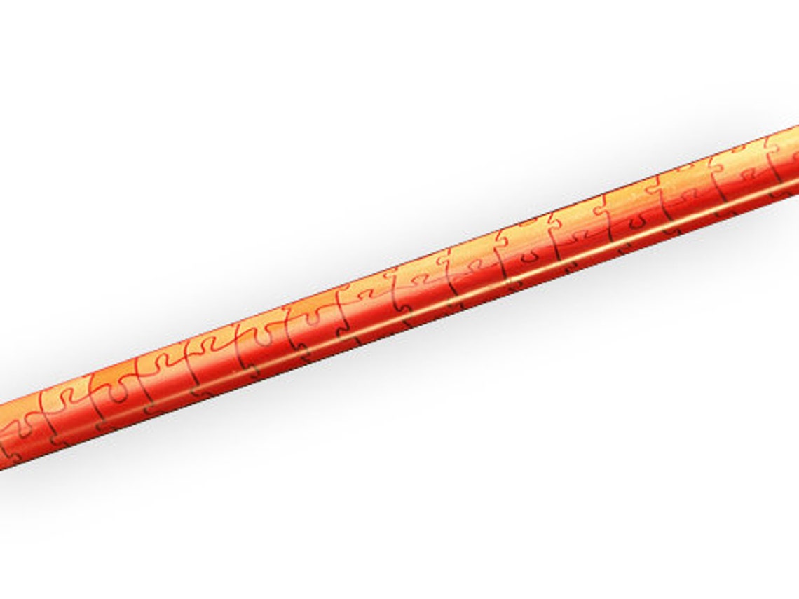 Puzzle Red Shaft Skinz Etsy