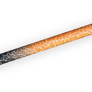 Crackle- Black/Orange Shaft Skinz