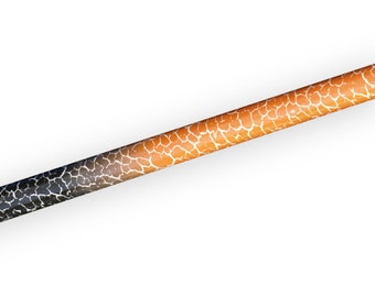 Crackle- Black/Orange Shaft Skinz