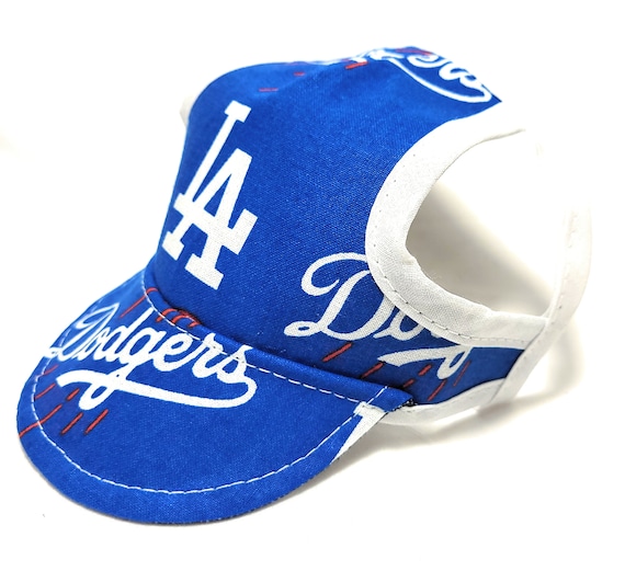 Dog Hat Dodgers Sports Fabric Etsy Canada