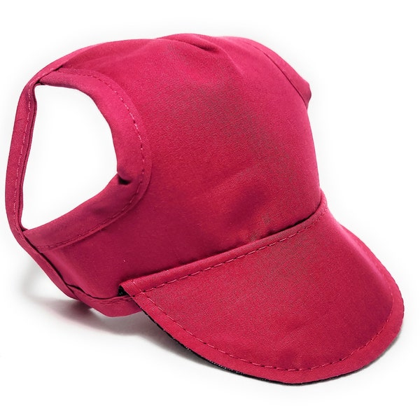 Dog Hat - Bright Pink Solid