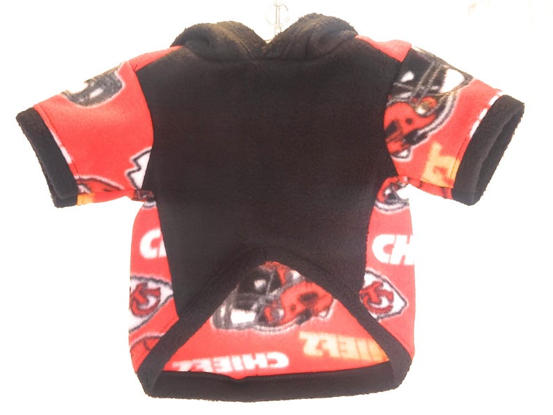 Dog Hoodie - Kansas City Chiefs Sports Fleece Fabric image 2