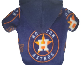 Dog Hoodie - Houston Astros Sports Fleece Fabric