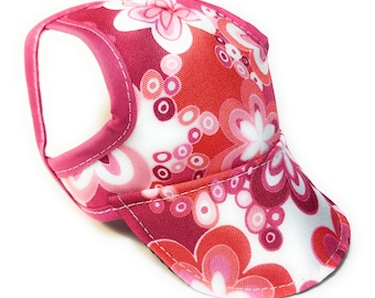 Dog Hat - New Pink Flower