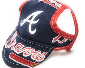 Dog Hat - Braves Sports Fabric