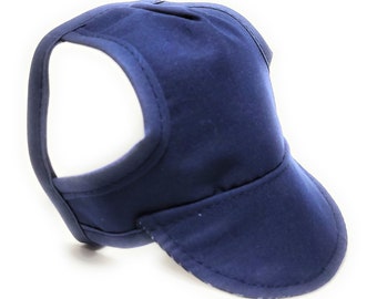 Dog Hat - Navy Blue Solid