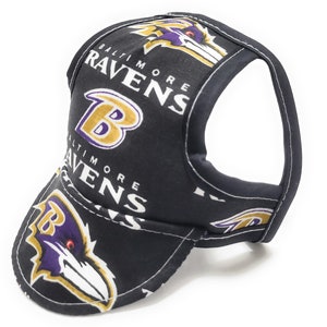 Dog Hat - Ravens Sports Fabric