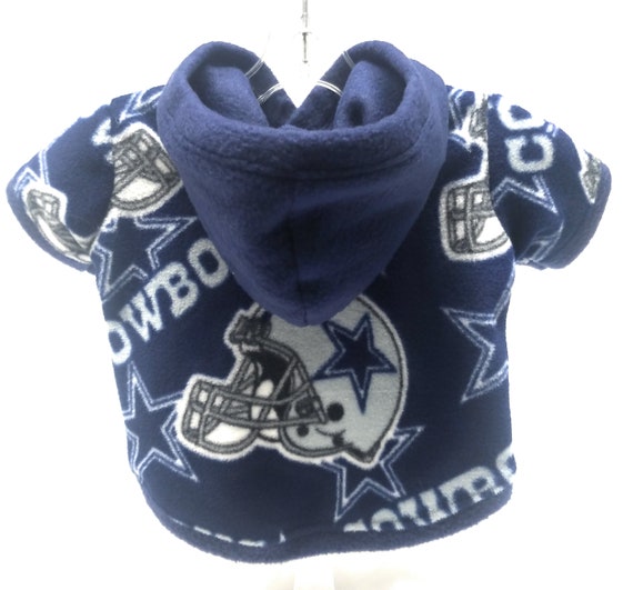 Dog Hoodie Dallas Cowboys Sports Fleece Fabric Etsy