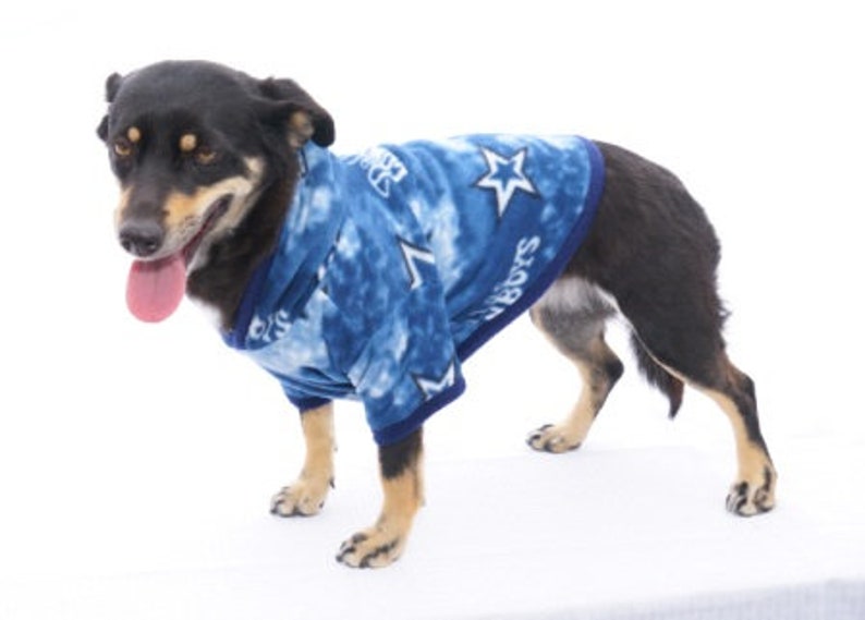 Dog Hoodie SF 49ers Sports Fleece Fabric Etsy