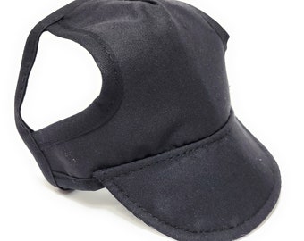 Dog Hat - Black Solid