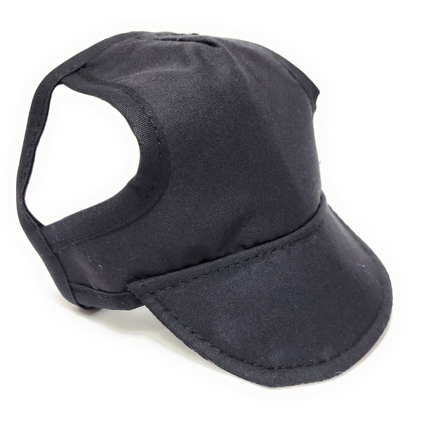 Dog Hat - Black Solid