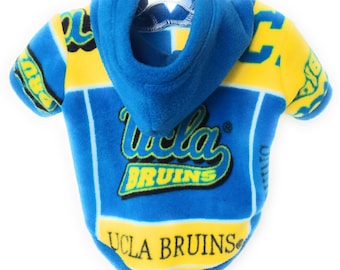 Dog Hoodie - UCLA Sports Fleece Fabric