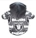 Dog Hoodie - Raiders Sports Fleece Fabric 