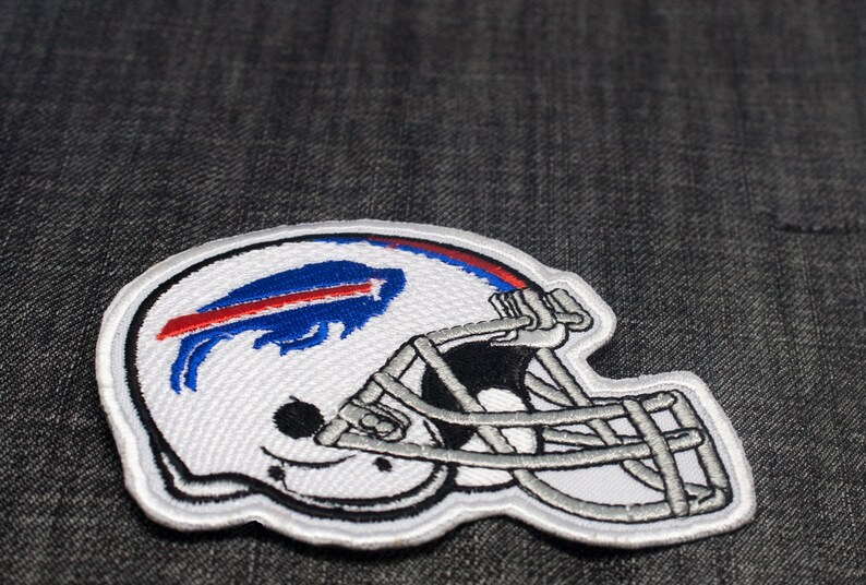 Buffalo Bills Helmet. Patch Iron On. Sew On. Size 3'' Etsy