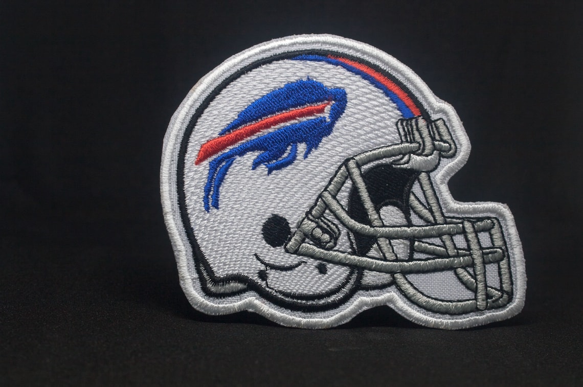 Buffalo Bills Helmet. Patch Iron On. Sew On. Size 3'' Etsy