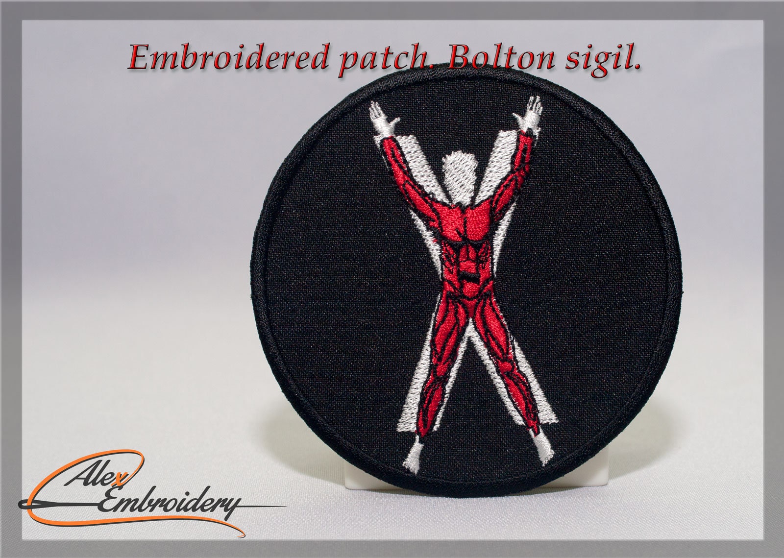 Patch Ironon. Bolton Sigil. Shield 3.5x3.9 Inches. 81x99 Mm. Etsy