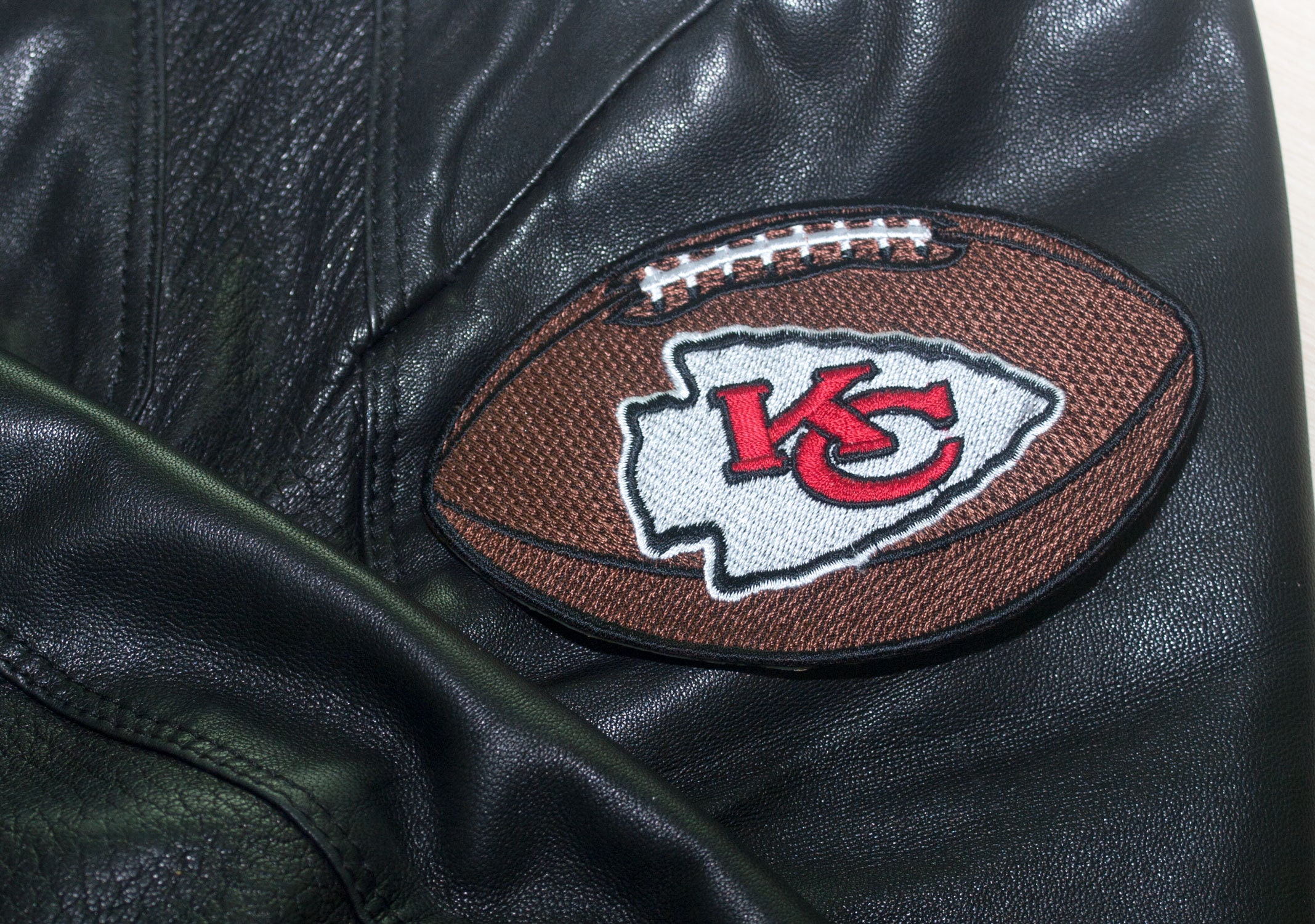 Embroidered Patch. Kansas City Chiefs Ball. Patch Iron On. Sew Etsy