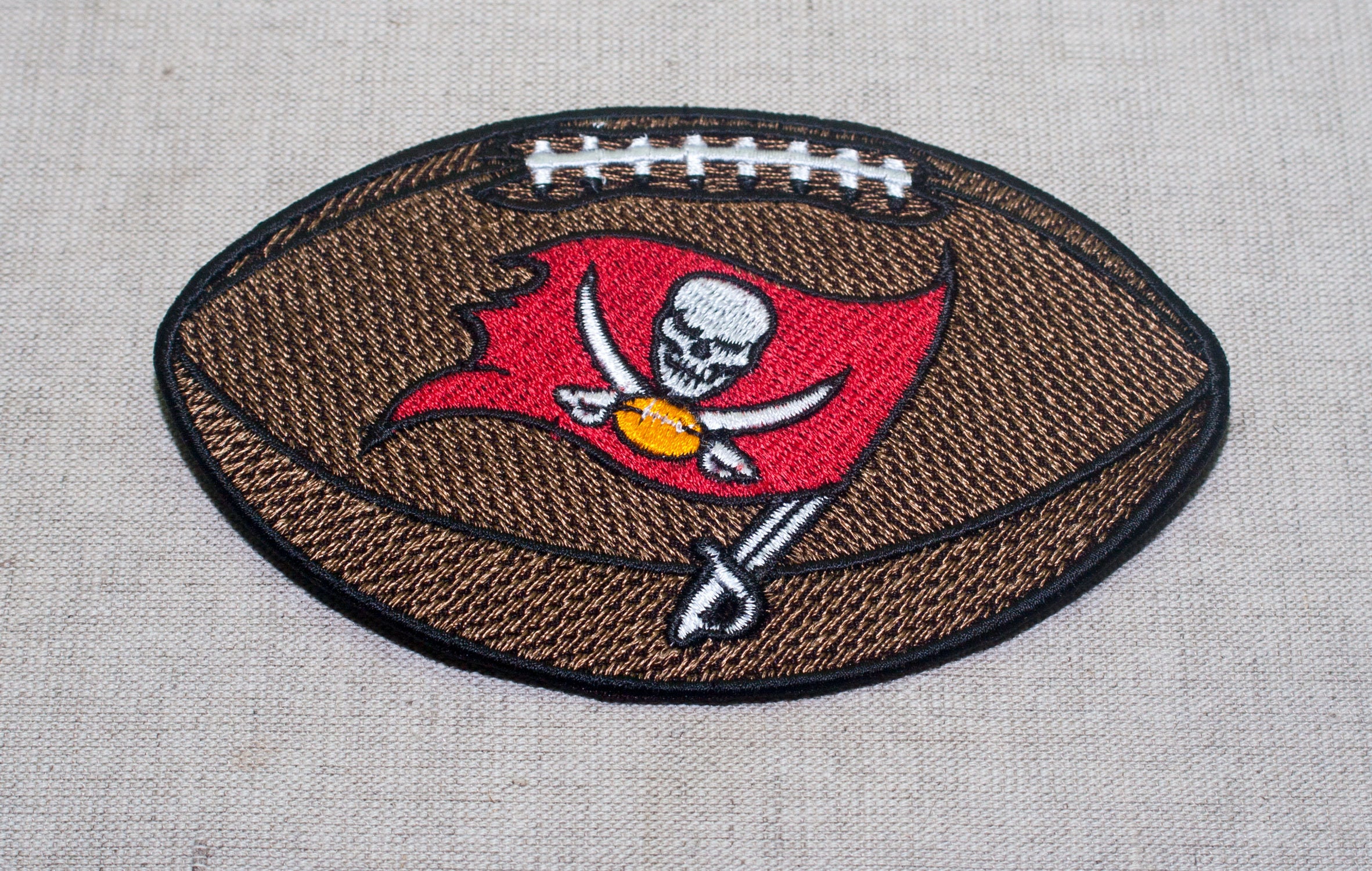 Embroidered Patch. Tampa BayBuccaneers Ball. 100 Etsy
