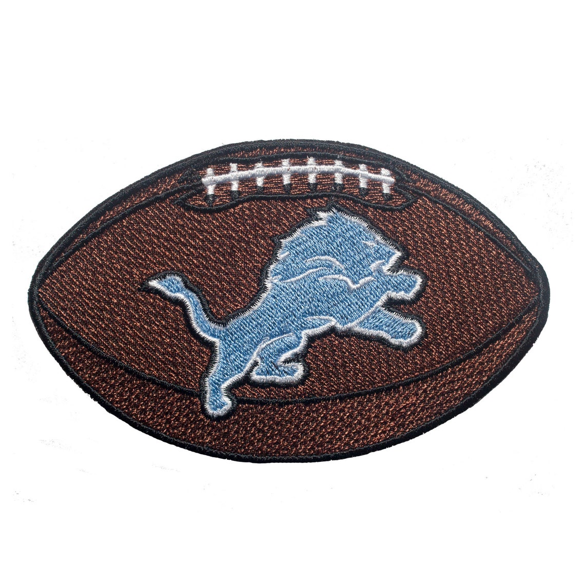 Embroidered Patch.Detroit Lions Ball. Patch Iron On. Sew On. Etsy