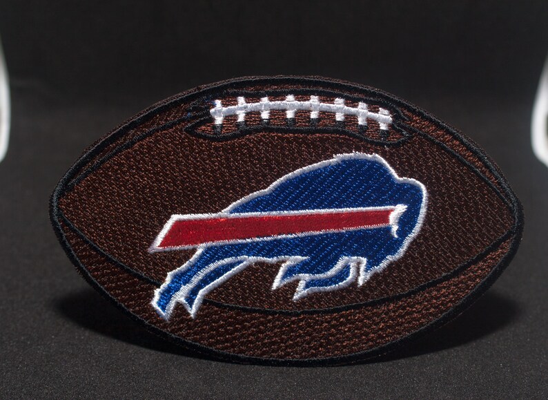 Embroidered Patch. Buffalo Bills Ball. Patch Iron On. Sew On. | Etsy