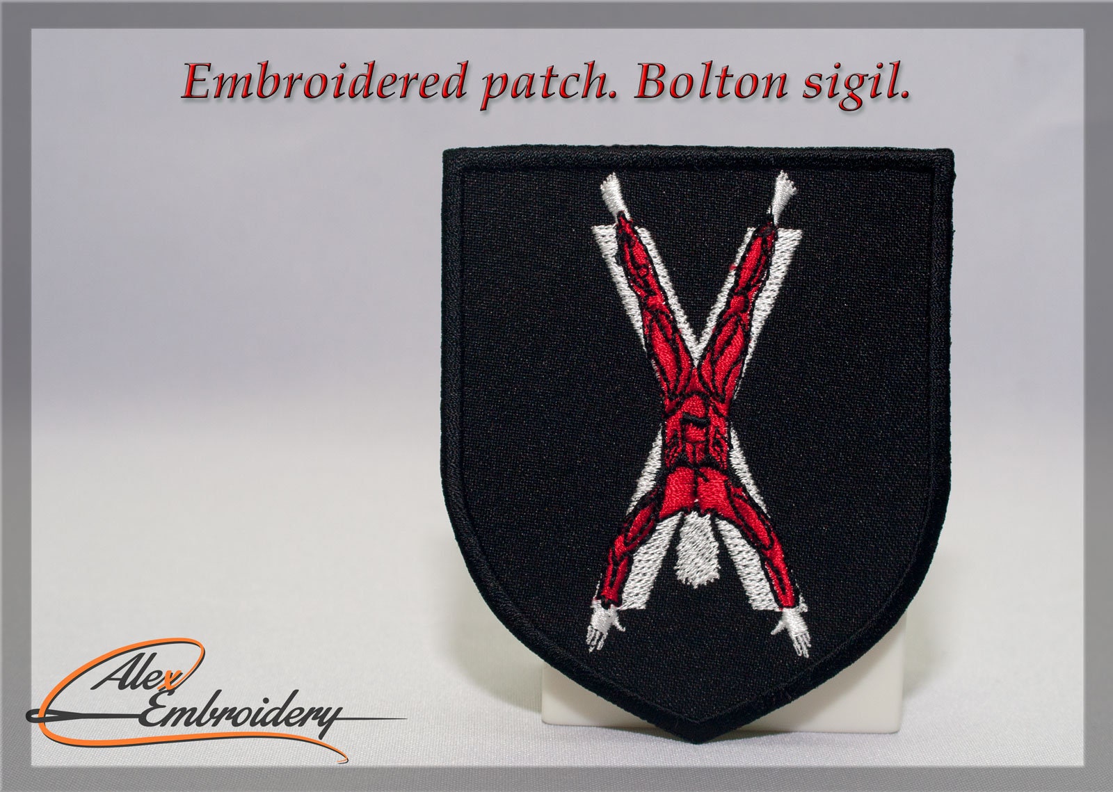Patch Ironon. Bolton Sigil. Shield 3.5x3.9 Inches. 81x99 Mm. Etsy