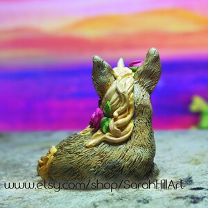 Handmade Baby Unicorn Sculpture by Sarah Hill image 3