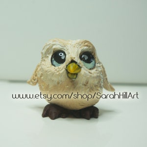 Polymer clay Owl Figure